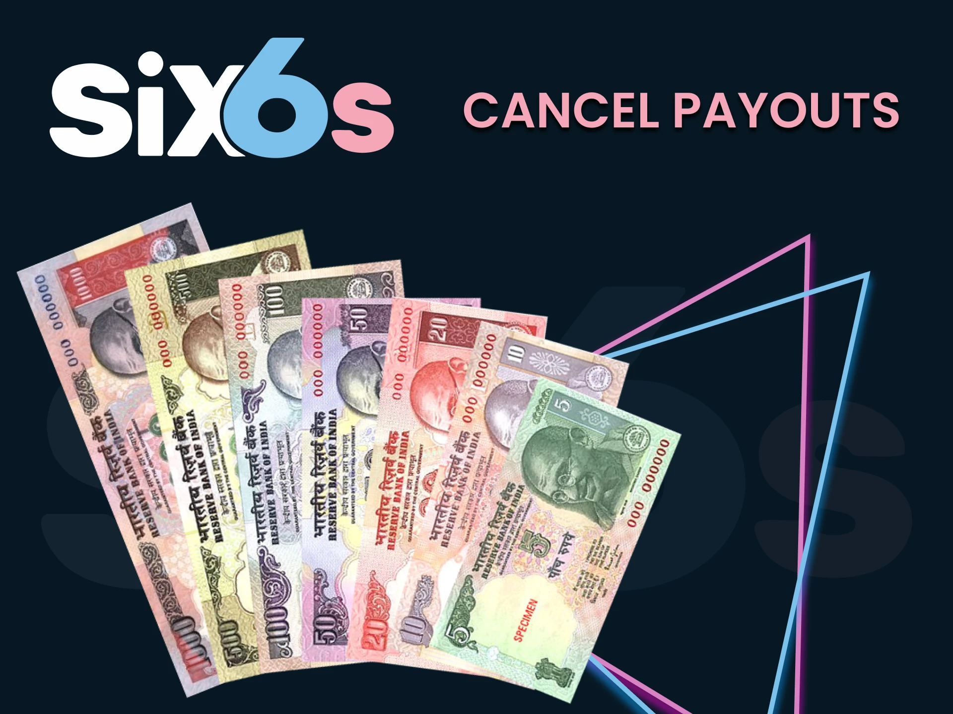 We will tell you how to cancel a deposit on Six6s.