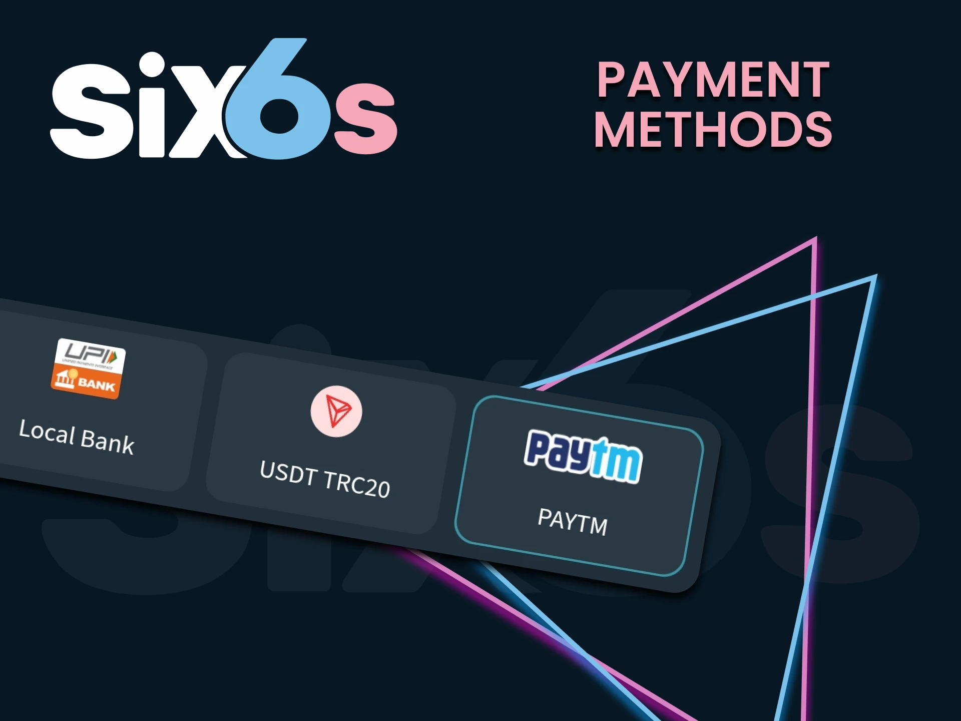 Learn about transaction methods for the Six6s affiliate program.