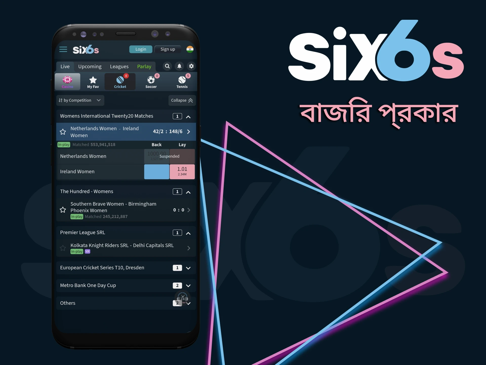 Six6s-এ বাজি ধরা সম্পর্কে সব জানুন।